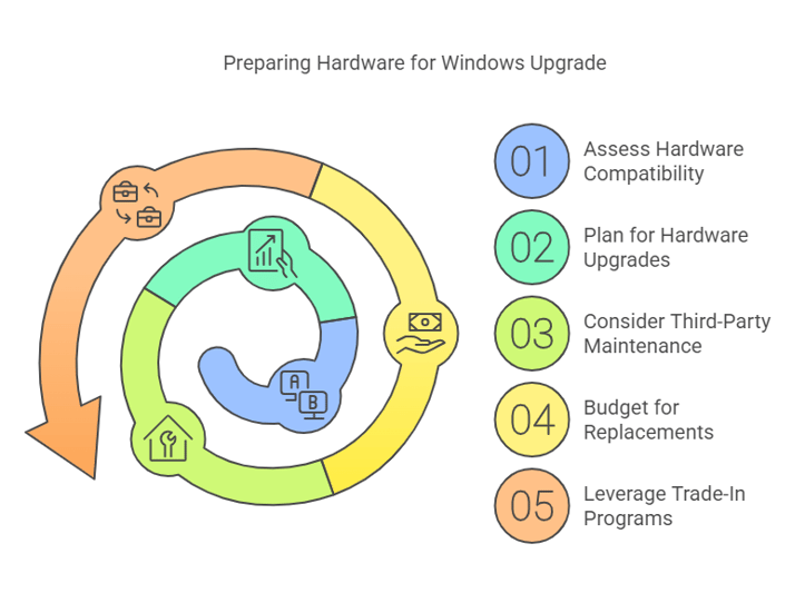 A diagram of a software upgrade
Description automatically generated