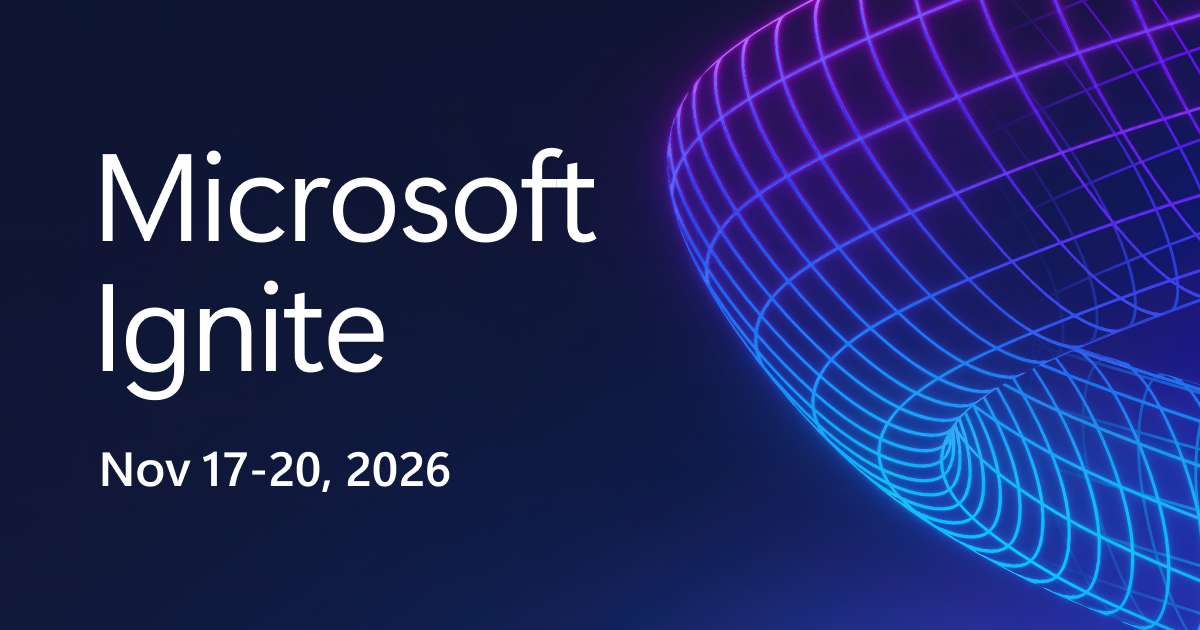 Image for November 17-20 | Microsoft Ignite | San Francisco