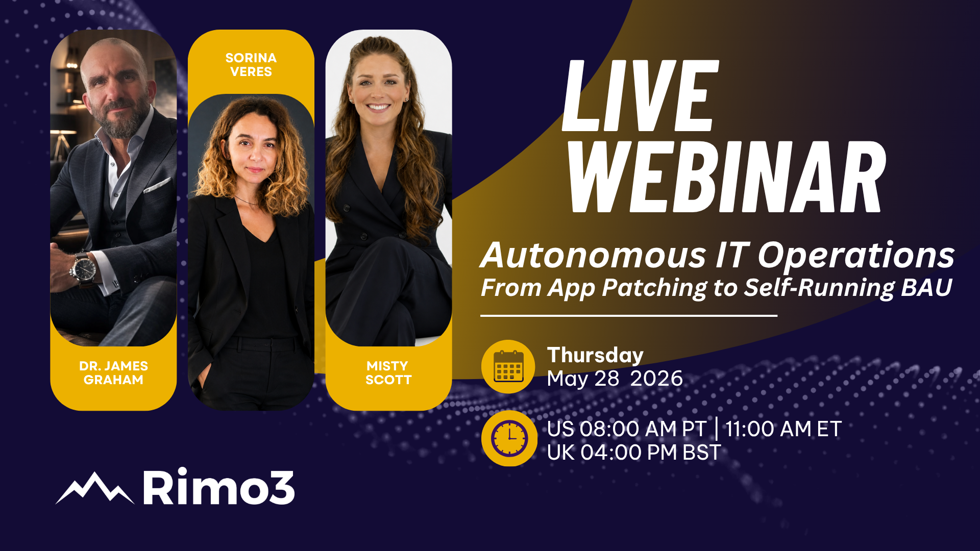 Image for May 28, 2026 | Webinar | Autonomous IT Operations: From App Patching to Self‑Running BAU